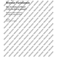 Bravura variations in G major - Score and Parts