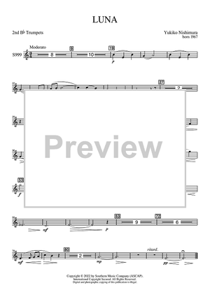 Luna for Band - Bb Trumpet 2