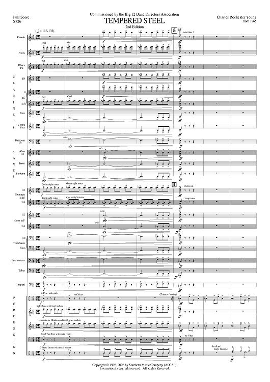 Tempered Steel - Full Score