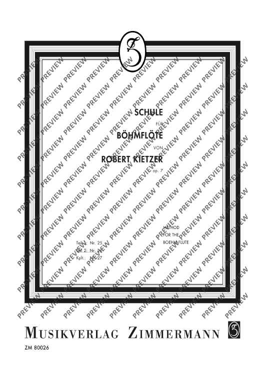 Method for the Flute (Boehm Flute)