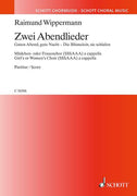 Zwei Abendlieder - Choral Score