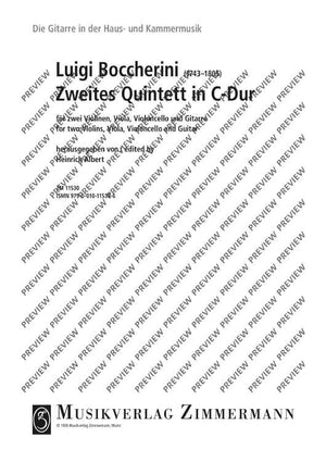 Second Quintet C major - Set of Parts