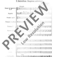 Requiem in D Minor - Full Score