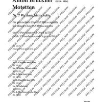 Motetten - Choral Score