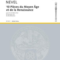 10 Pièces du Moyen Âge et de la Renaissance - Performing Score