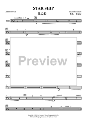 Star Ship - Trombone 3