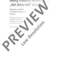 Nel dolce dell’oblio - Score and Parts