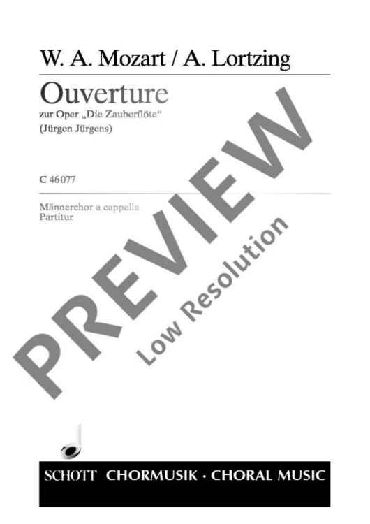 Overture - Choral Score