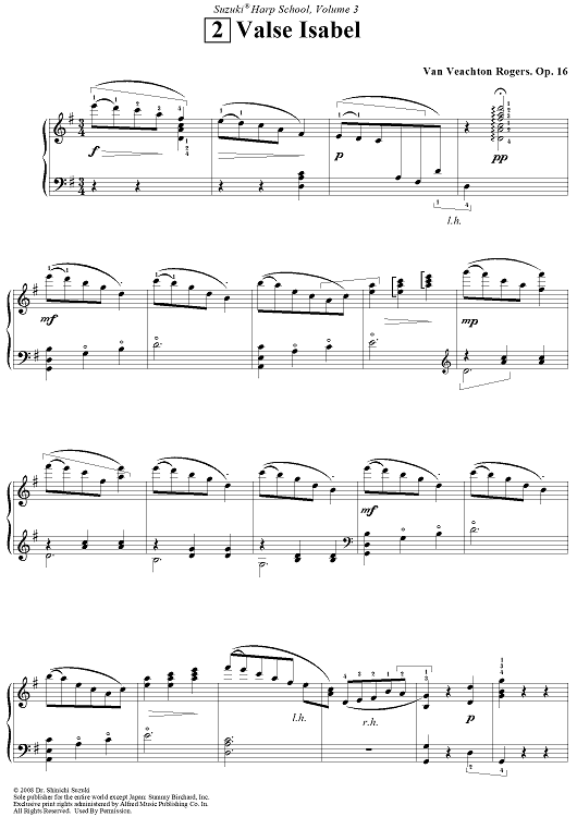 Valse Isabel, Op. 16