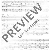 Herr, Herr, lehre uns! - Choral Score