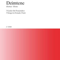 Dzimtene - Choral Score