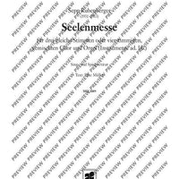 Seelenmesse - Vocal And Performing Score