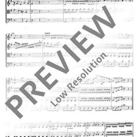 Quartet concertante G Major - Score