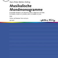 Musikalische Mondmonogramme - Score and Parts