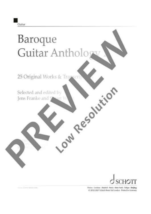 Baroque Guitar Anthology