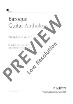 Baroque Guitar Anthology