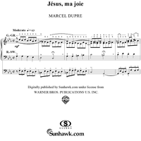 Jesus, My Joy, from "Seventy-Nine Chorales", Op. 28, No. 42