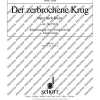 Der zerbrochene Krug - Piano Reduction