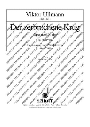 Der zerbrochene Krug - Piano Reduction