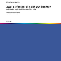 Zwei Elefanten, die sich gut kannten