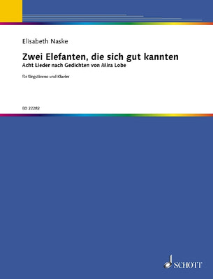 Zwei Elefanten, die sich gut kannten