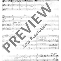 Quartet concertante G Major - Score