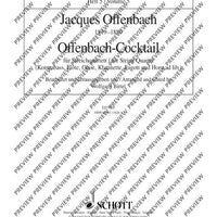 Offenbach-Cocktail - Score and Parts