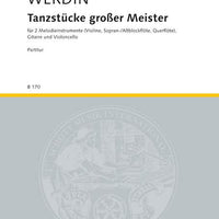 Tanzstücke großer Meister - Score