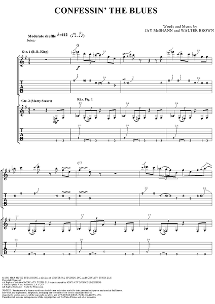 Bling (Confessions Of A King) (Guitar Tab) - Print Sheet Music Now