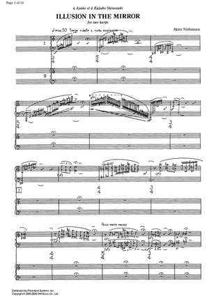 Illusion in the mirror - Score