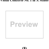 Violin Concerto No. 1 in A Minor, Op.20 - Violin