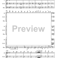 Hymnal Variations - for woodwind trio - Score