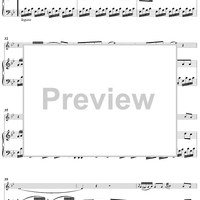 Violin Sonata No. 5 in B-flat Major, K10 - Piano Score