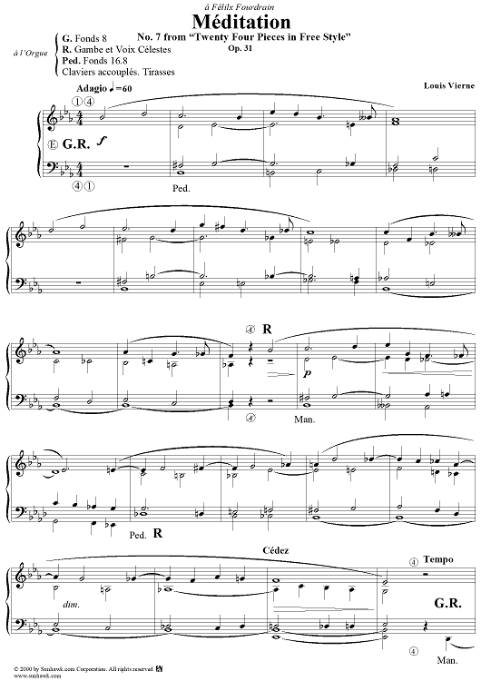 Méditation, op. 31, no. 7