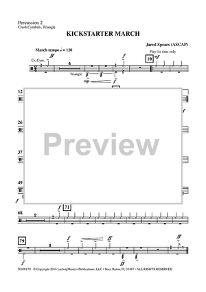 Kickstarter March - Percussion 2