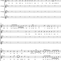 Kanon for Four Voices, K. 232 (K. 509a) - Full Score