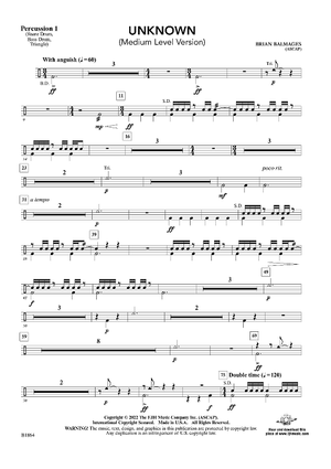 Unknown (Medium Level Version) - Percussion 1