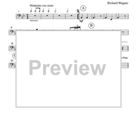 Bridal Chorus - from Act III of Lohengrin - Part 4 Cello or Bassoon