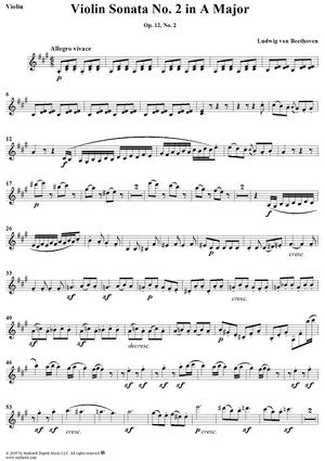 Violin Sonata No. 2 - Violin