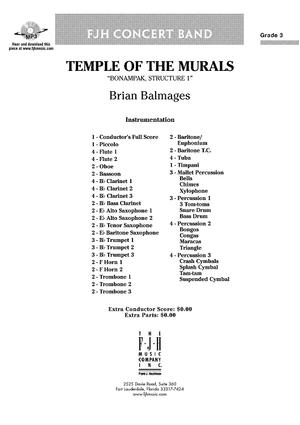 Temple of the Murals - Score Cover