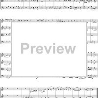 String Quartet No. 13, Movement 4 - Score