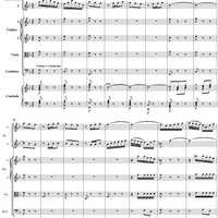 Clavier Concerto No. 6 in F Major, Movement 1 (BWV 1057) - Score