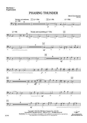 Phasing Thunder - Baritone/Euphonium