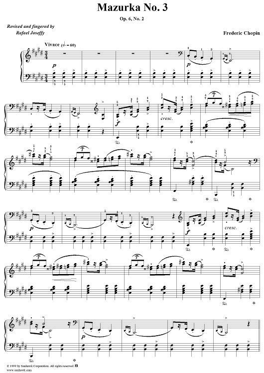 No. 3 in E Major, Op. 6, No. 3
