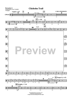 Chisholm Trail - Percussion 2