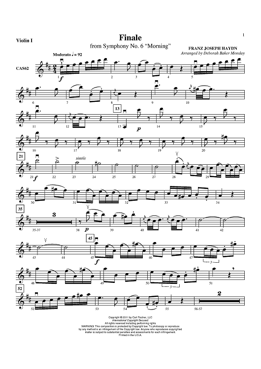 Finale - Violin 1