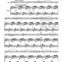 On Wings of Song Op. 34, No.2 - Piano Score