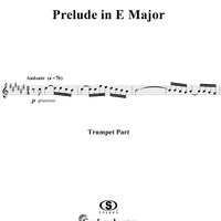 Prelude in E Major - Trumpet