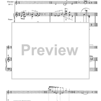 Música per a Clarinet i Piano - Score