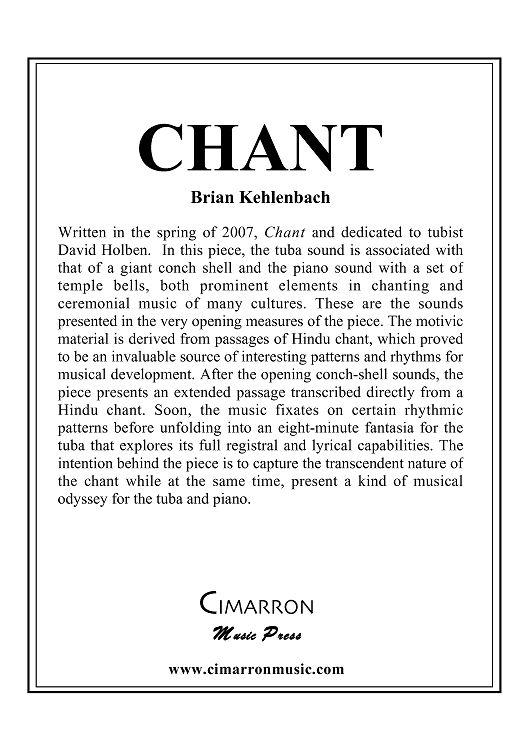 Chant - Tuba